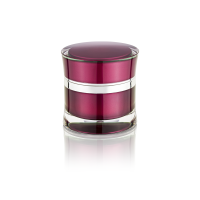 Doppelwandige pinke Acryldose Ocean mit  slider
