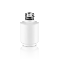 Mattweiße runde Nagellackflasche C gallery