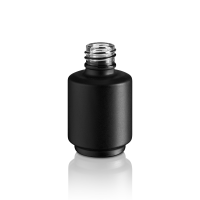 Mattschwarze runde Nagellackflasche Cyli gallery